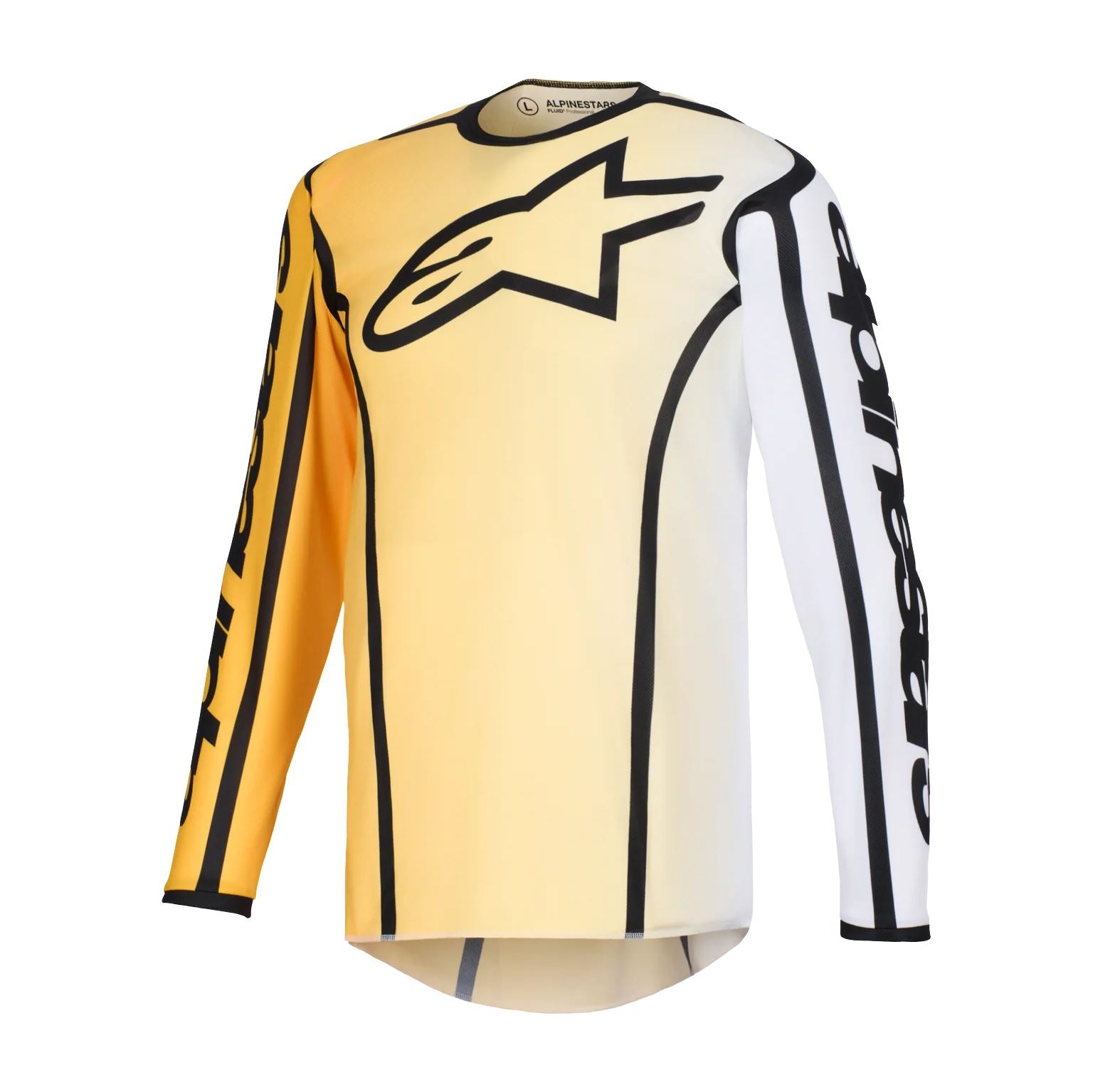 Alpinestars 2026 Fluid Apex Motocross Jersey Yellow Black